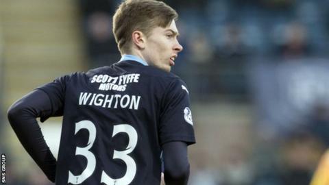 Dundee striker Craig Wighton