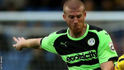 Rovers defender Charlie Clough scores his first goal of the season to give his side victory over Macclesfield.