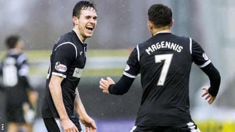 Liam Smith was on target for St Mirren