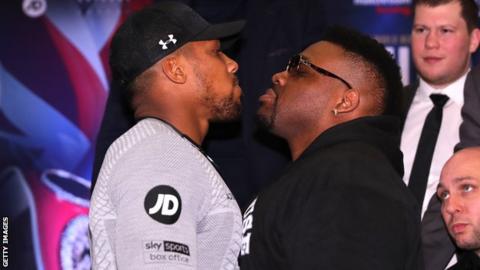 Anthony Joshua and Jarrell "Big Baby" Miller