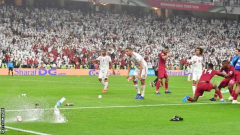 Qatar players