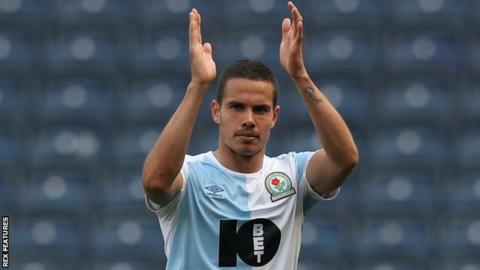 Jack Rodwell in action for Blackburn