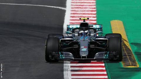 Valtteri Bottas of Mercedes