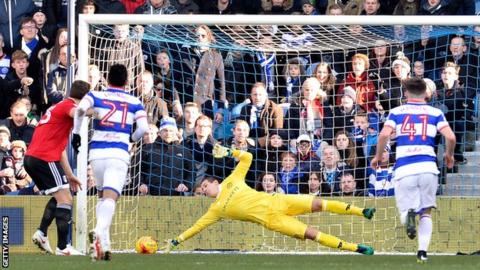 Alex Smithies saves Chris Martin's early penalty