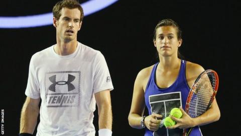 andy murray coach amelie mauresmo andy murray coach amelie mauresmo