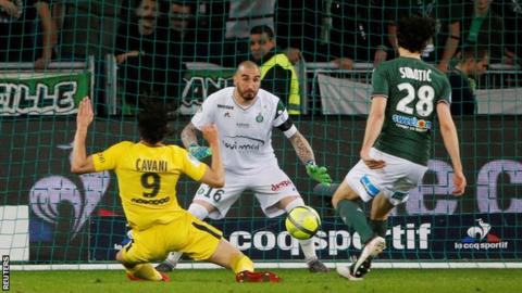 Saint-Etienne have not beaten Paris St-Germain since 2012