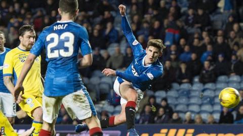 Emerson Hyndman scores against St Johnstone