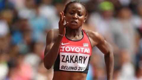 Kenyan 400m runner Joyce Zakary