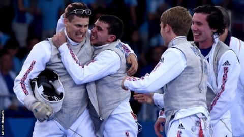 GB's fencing team