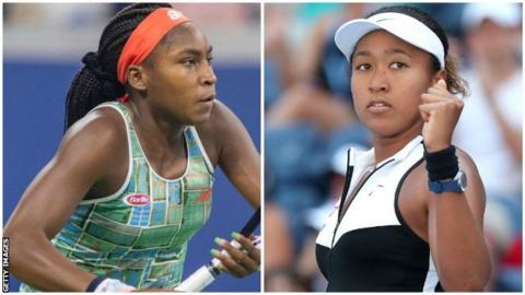 Coco Gauff and Naomi Osaka