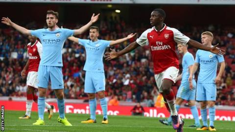 Arsenal and Manchester City's youngsters