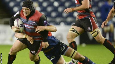 Willem Nel was a powerful presence for Edinburgh