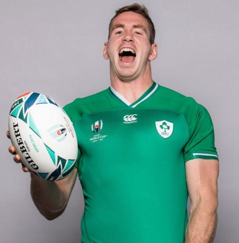 rugby farrell chris cup stars play his enjoys ireland centre camera front