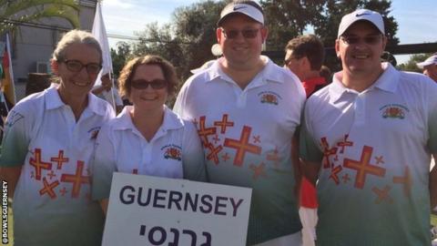 Guernsey bowls team
