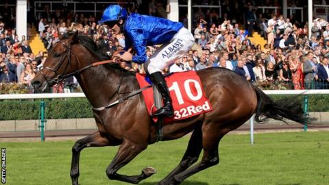 Kirby allowed Harry Angel to dominate inside the final two furlongs