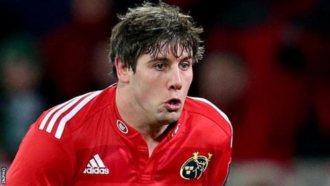 Munster forward Dave O'Callaghan