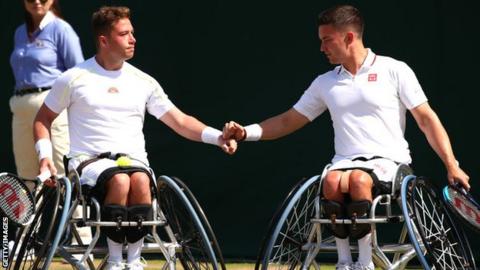 Alfie Hewett and Gordon Reid
