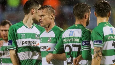 Damien Duff finished his career with Dublin side Shamrock Rovers