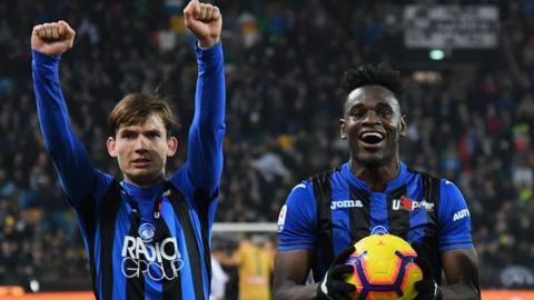 Marten de Roon and Duvan Zapata