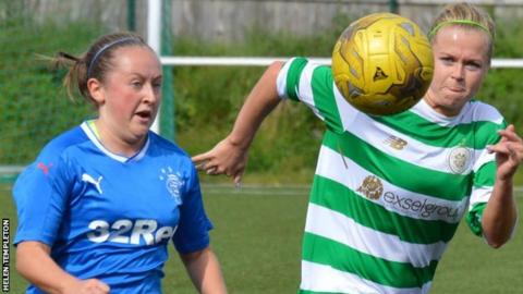Celtic's Ruesha Littlejohn (right)