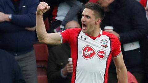 Saints scorer Dusan Tadic