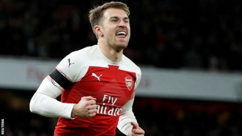 Aaron Ramsey Arsenal Midfielder Signs 400k A Week Deal To