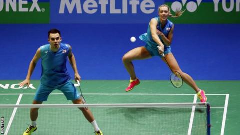 Chris and Gabby Adcock won Commonwealth gold in 2014