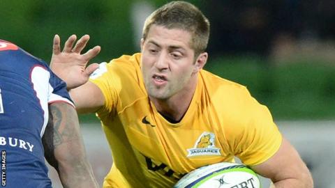 Santiago Cordero playing for Jaguares