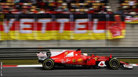Ferrari driver Sebastian Vettel