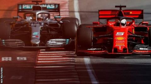 Hamilton and Vettel