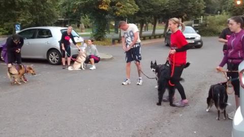 Canicross fitness class