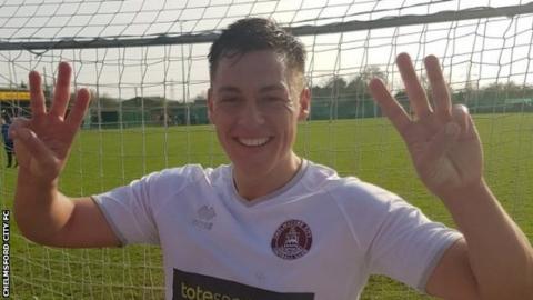 Scott Fenwick celebrates back-to-back hat-tricks of penalties