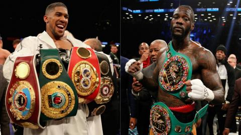 Anthony Joshua Deontay Wilder