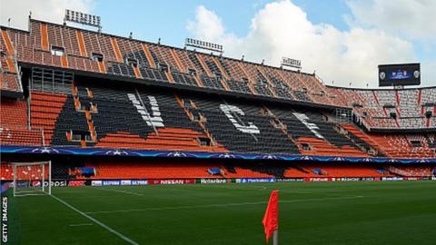 Valencia's Mestalla stadium