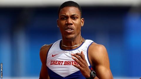 Zharnel Hughes: Great Britain Sprinter Will Miss Rio Olympics - BBC Sport