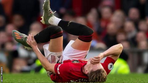 Scott McTominay during Manchester United's win over Brighton