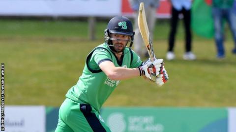Andrew Balbirnie top scored for Ireland with 74