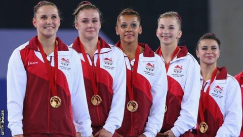 England 2014 Commonwealth Games gymnastics team