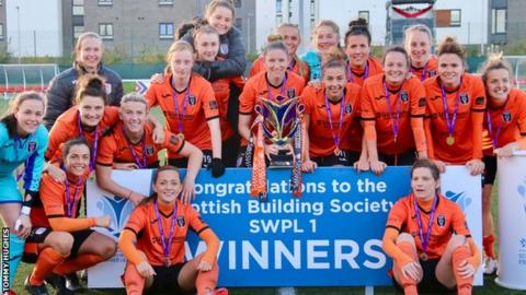 Glasgow City winning their 11th league title in 2017