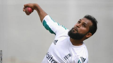 England bowler Adil Rashid