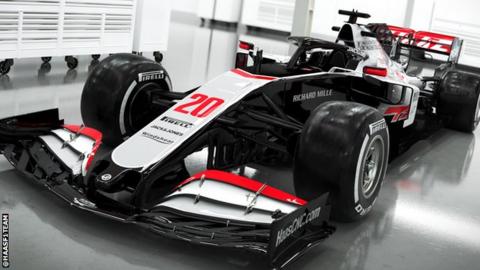 The Haas VF-20 2020 car