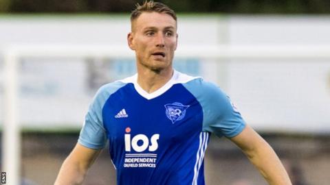 Rory McAllister came through Aberdeen's youth system before moving to Inverness Caledonian Thistle in 2005