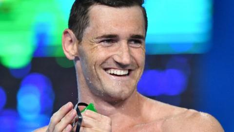 Cameron van der Burgh of South Africa