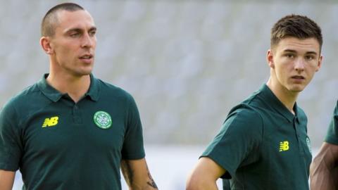 Scott Brown and Kieran Tierney