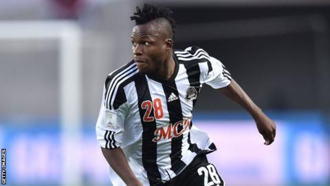 Thomas Ulimwengu of TP Mazembe