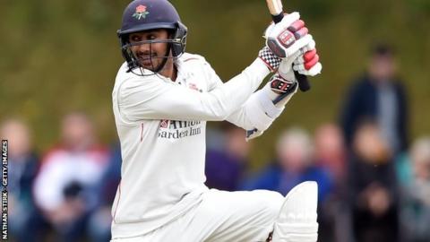 Haseeb Hameed was one of four final-day half-centurions for Lancashire