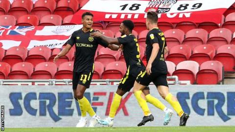 Brentford forward Ollie Watkins