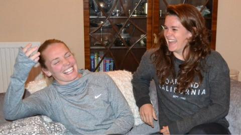 Kim Little and Jenny Beattie