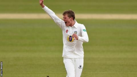 Durham fast bowler Brydon Carse