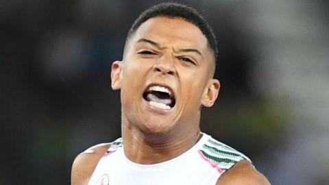 Leon Reid has a 200m personal best of 20.27 seconds